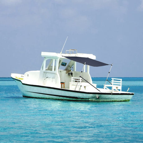 VidaXL ensemble de toiles d'ombrage T-top 174x205x(115-194) cm bleu marine
