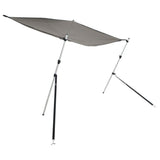 VidaXL ensemble de toile d'ombrage T-top 174x205x(115-194) cm anthracite