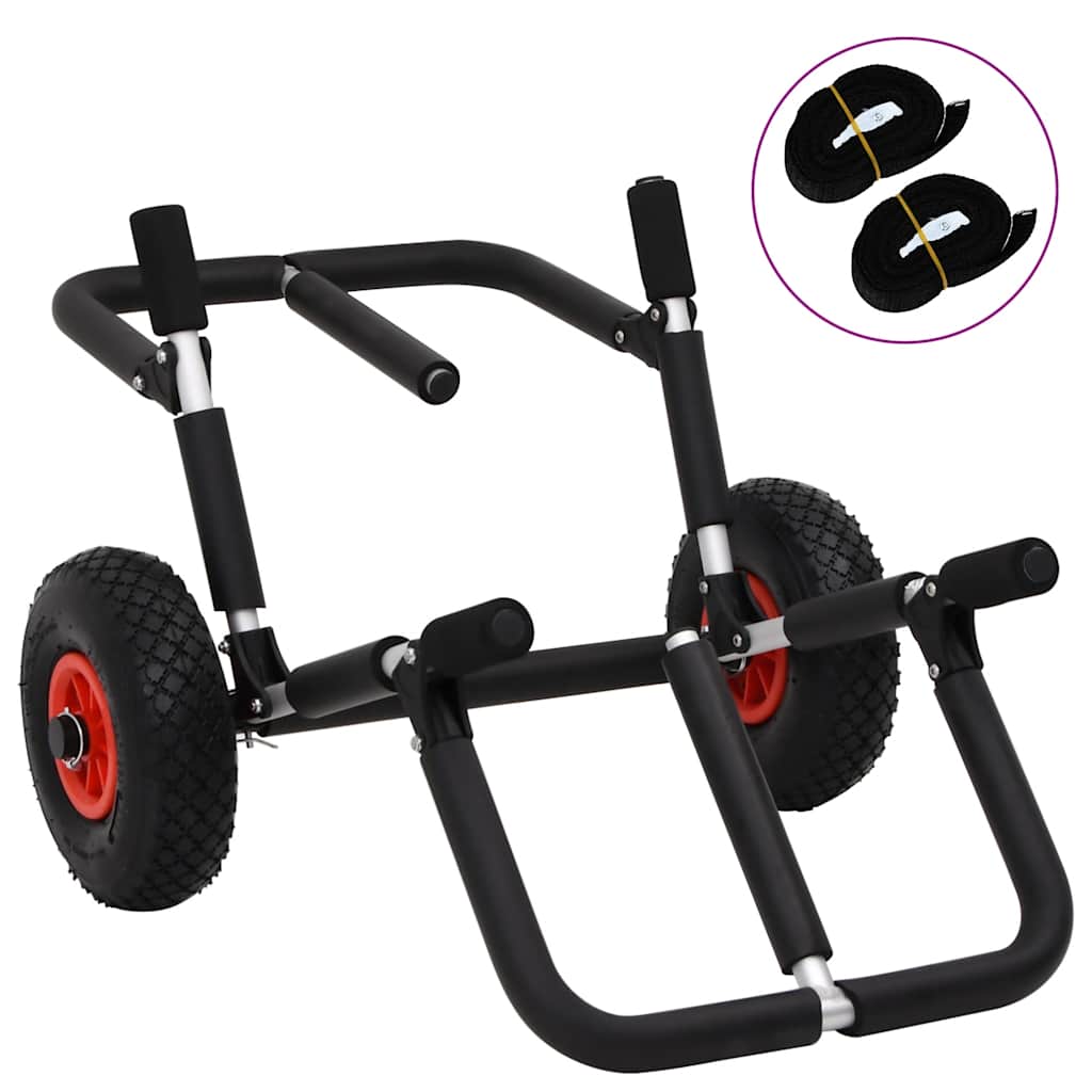 Vidaxl sup trolley pour 2 planches de surf pliable 90 kg aluminium