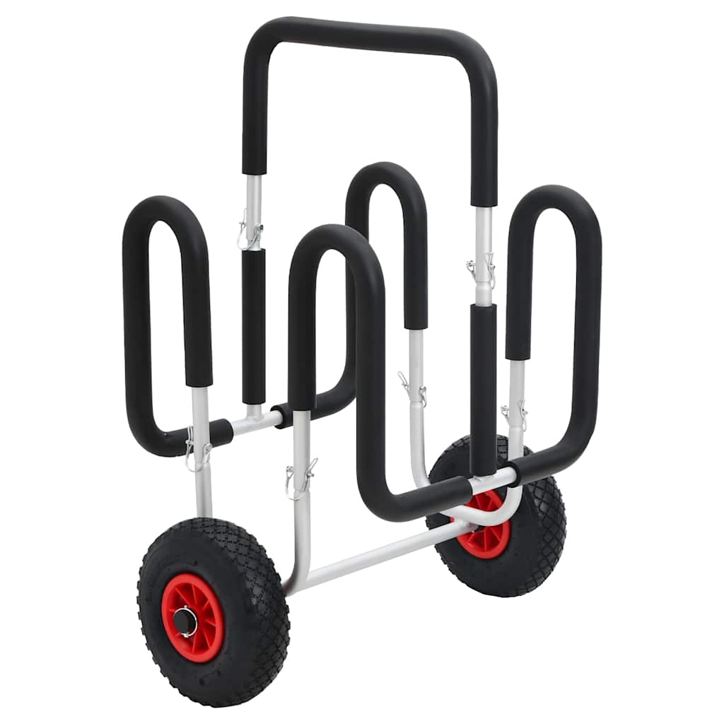 Vidaxl sup trolley pour planche de surf 45 kg aluminium