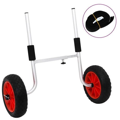 Chariot à kayak VidaXL 90 kg aluminium
