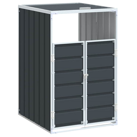 Vidaxx conteneur de rangement pour 1 conteneur 72x81x115 cm acier anthracite