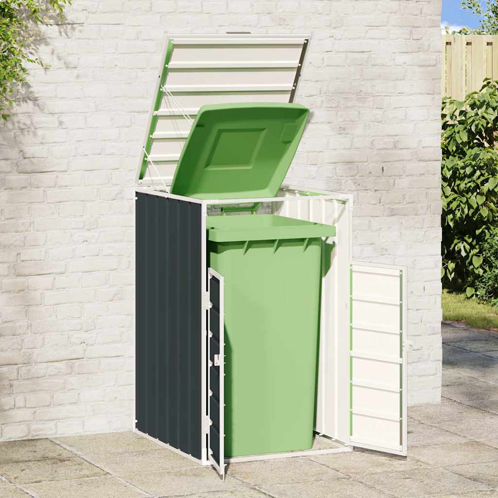 Vidaxx conteneur de rangement pour 1 conteneur 72x81x115 cm acier anthracite