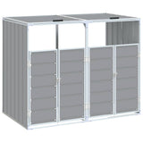 Vidaxx conteneur de stockage pour 2 conteneurs 144x81x113 cm acier gris