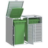 Vidaxx conteneur de stockage pour 2 conteneurs 144x81x113 cm acier gris