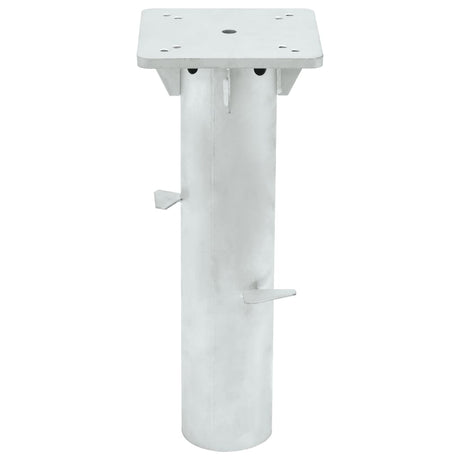 Vidaxx pied de parasol pour enterré 16x16x39,5 cm acier argenté
