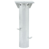 Vidaxx pied de parasol pour enterré 16x16x39,5 cm acier argenté