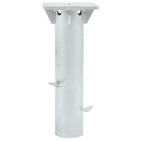 Vidaxx pied de parasol pour enterré 16x16x39,5 cm acier argenté