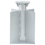 Vidaxx pied de parasol pour enterré 27,5x27,5x45 cm acier couleur argent
