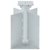 Vidaxx pied de parasol pour enterré 27,5x27,5x45 cm acier couleur argent