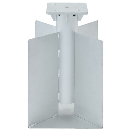 Vidaxx pied de parasol pour enterré 27,5x27,5x45 cm acier couleur argent