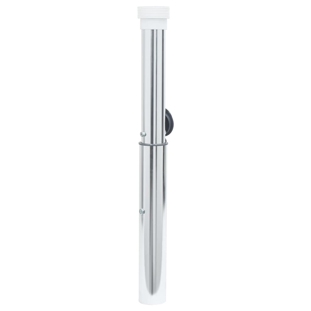 Vidaxx pied de parasol enterré pour mât 40-50 mm aluminium argent