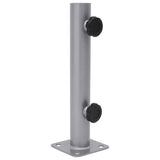 Pied de parasol Vidaxx pour mât ø32 34 38 mm acier argenté