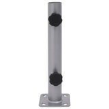 Pied de parasol Vidaxx pour mât ø32 34 38 mm acier argenté