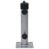 Pied de parasol Vidaxx pour mât ø38 48 mm acier argenté