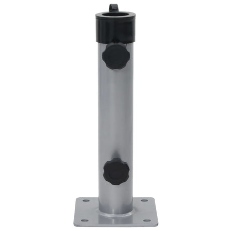 Pied de parasol Vidaxx pour mât ø38 48 mm acier argenté
