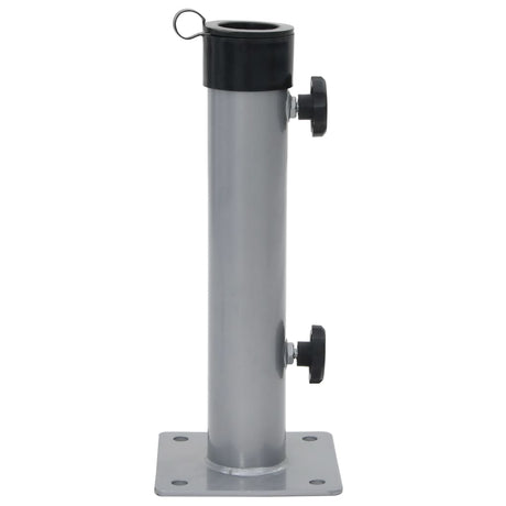 Pied de parasol Vidaxx pour mât ø38 48 mm acier argenté