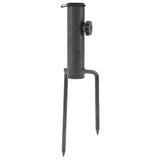 Vidaxx pieds de parasol avec épingles 2 pcs 9x35 cm acier galvanisé