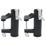Vidaxx pinces de parasol pour balcon 2 pcs 25-38 mm acier