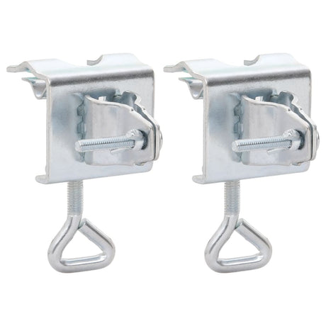Vidaxx pinces de parasol pour balcon 2 pcs 32 mm en acier galvanisé