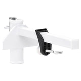 Vidaxx pince de parasol pour balcon 38 mm acier blanc