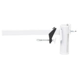 Vidaxx pince de parasol pour balcon 38 mm acier blanc