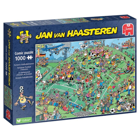 Puzzle géant Jan van Haasteren Champion de football d'Europe 1000 pièces