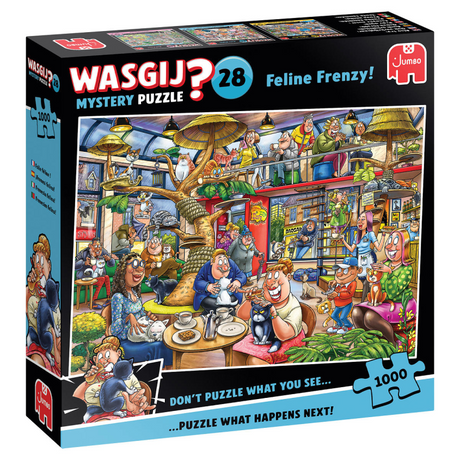 Wasgij mystère 28 - jeu du chat et de la souris ! - Puzzle de 1000 pièces - Puzzle