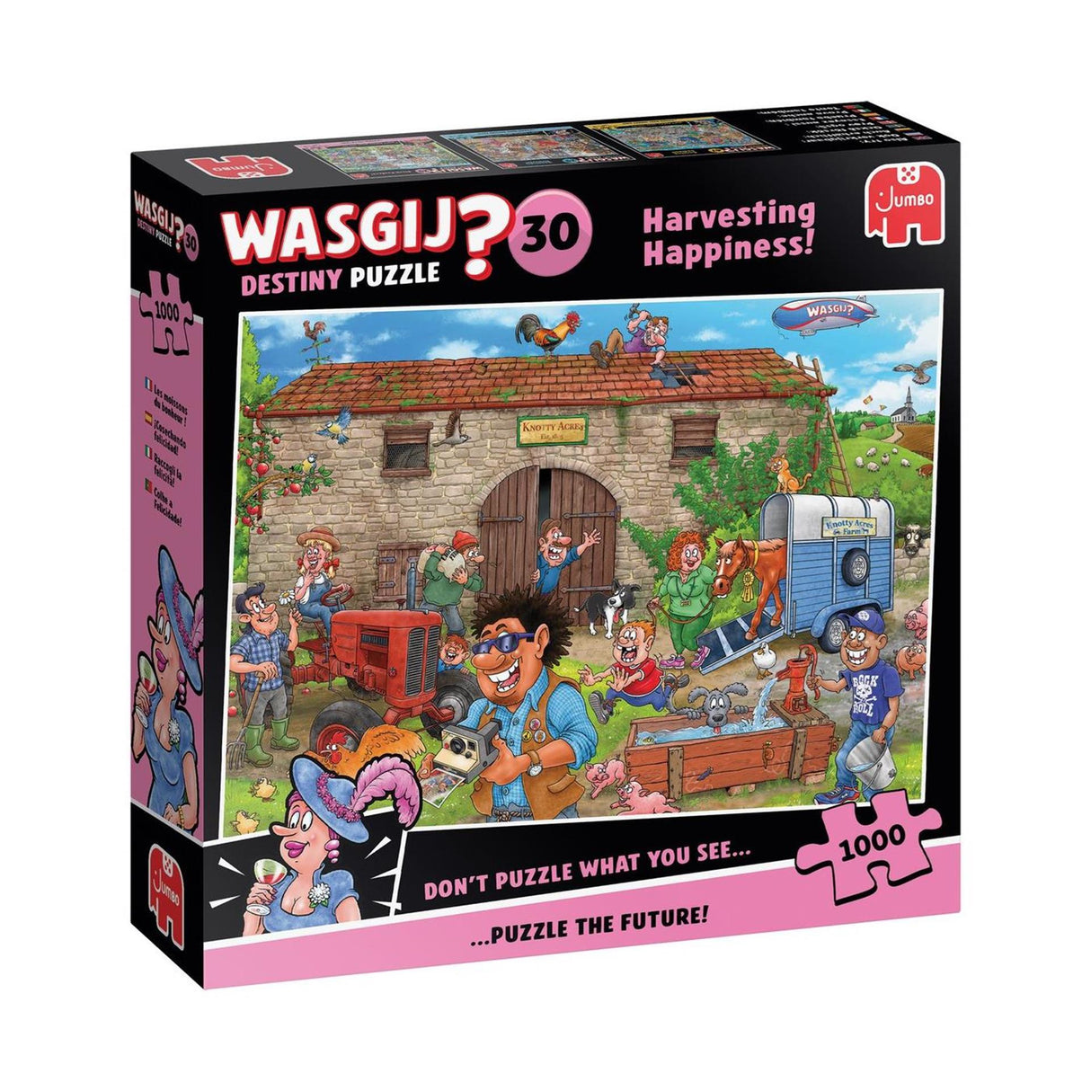 Jumbo wasgij destiny 30 - bonne récolte ! - Puzzle 1000 pièces - Puzzle pour adultes - Puzzles à partir de 12 ans