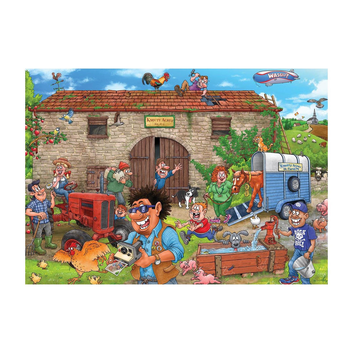 Jumbo wasgij destiny 30 - bonne récolte ! - Puzzle 1000 pièces - Puzzle pour adultes - Puzzles à partir de 12 ans