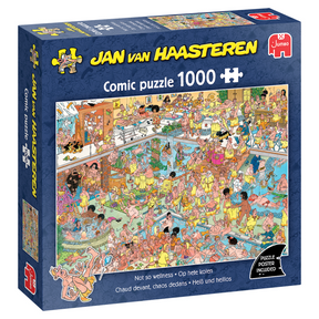 Jan van Haasteren - sur des charbons ardents - puzzle de 1000 pièces - puzzle