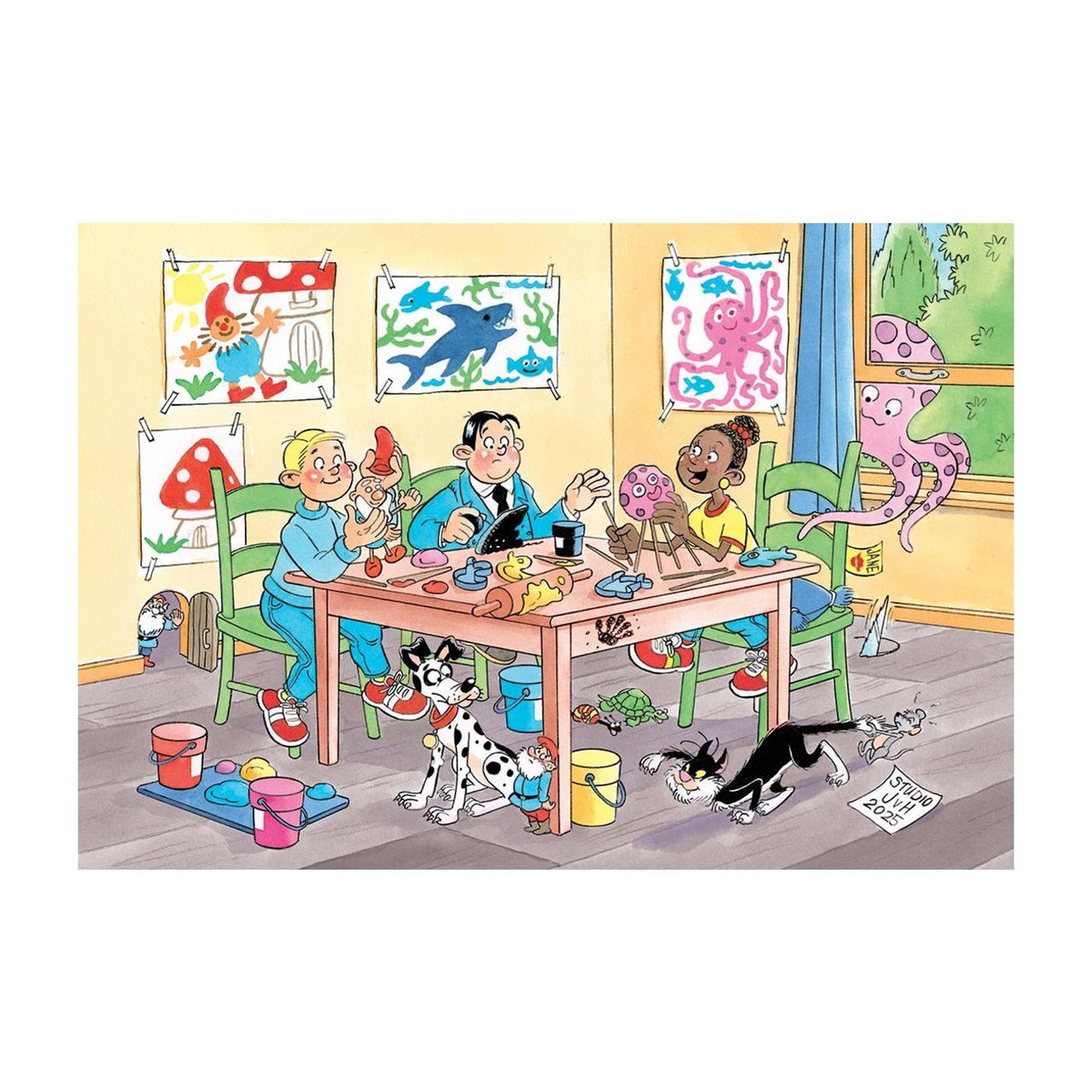 Jumbo Jan van Haasteren puzzle junior 20 créatif avec argile 150 pièces