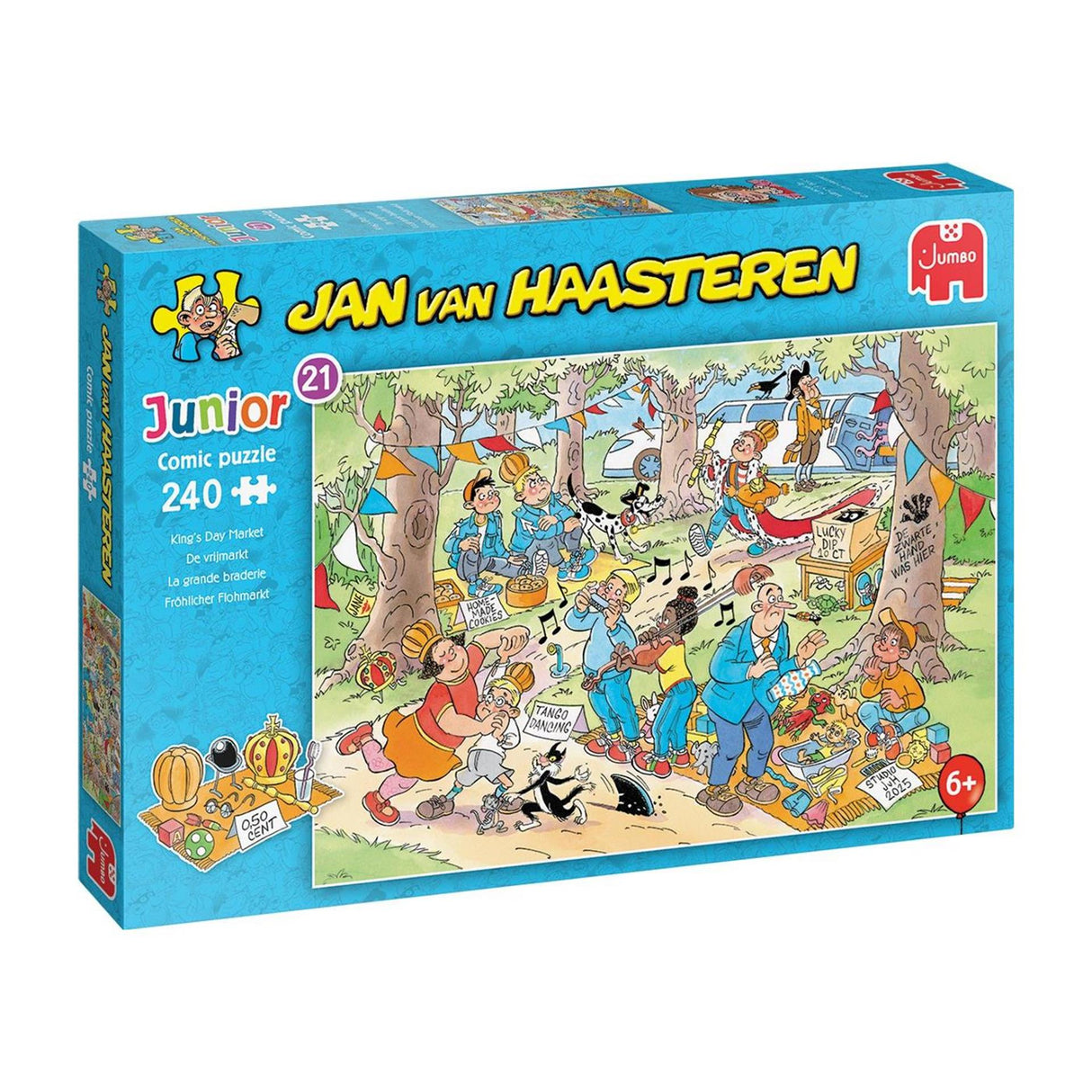 Puzzle géant Jan Van Haasteren Junior Vrijmarkt (240) | 2 pièces