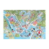 Puzzle géant de toboggan aquatique junior de Jan Van Hastering Puzzle de toboggan aquatique junior de Jan Van Hastering fou | 2 pièces