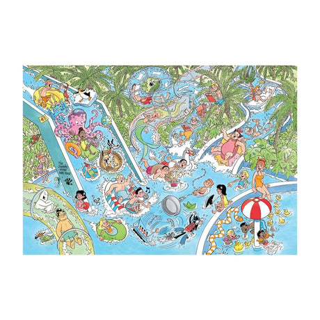 Puzzle géant de toboggan aquatique junior de Jan Van Hastering Puzzle de toboggan aquatique junior de Jan Van Hastering fou | 2 pièces