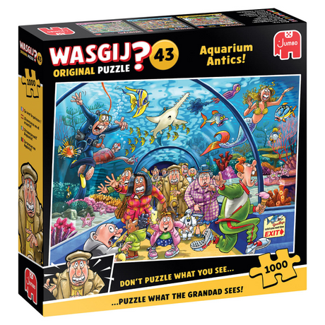 Puzzle Jumbo Wasgij original 43 - pas dans le crochet, 1000 pcs.