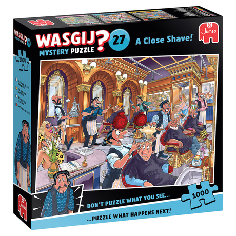 Wasgij mystère 27 puzzle - feu dans la poêle !, 1000 pcs.