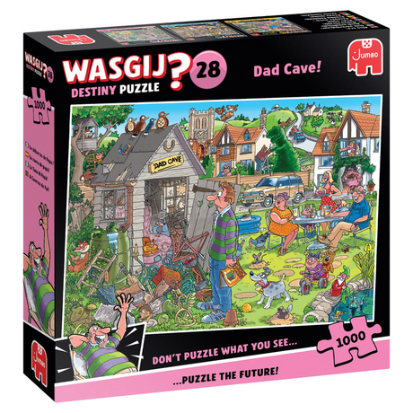 Puzzle Jumbo Wasgij Destiny 28 - La grotte de l'homme à papa, 1000 pcs.
