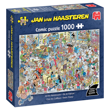 Jumbo Jan van Haasteren - chez le coiffeur puzzle 1000 pièces