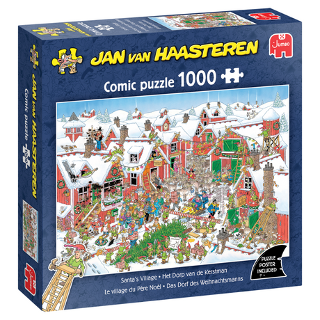 Puzzle Jumbo Jan van Haasteren - Village du Père Noël, 1000 pcs.