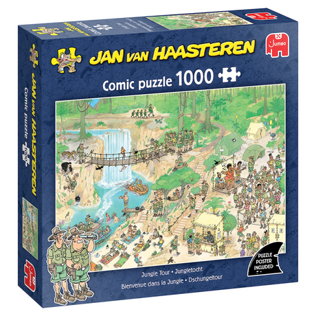 Puzzle Jan van Haasteren - la visite de la jungle, 1000 pcs.