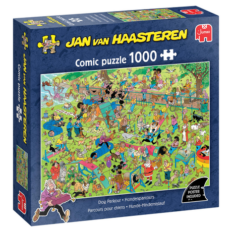 Puzzle Jumbo Jan van Haasteren - parcours de chien, 1000 pcs.