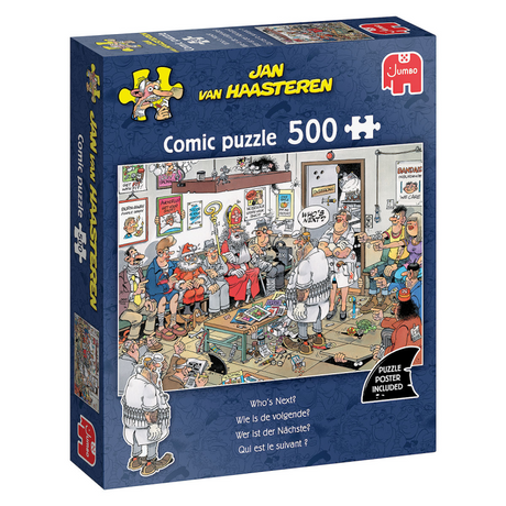 Puzzle Jumbo Jan van Haasteren - qui est le prochain, 500 pcs.