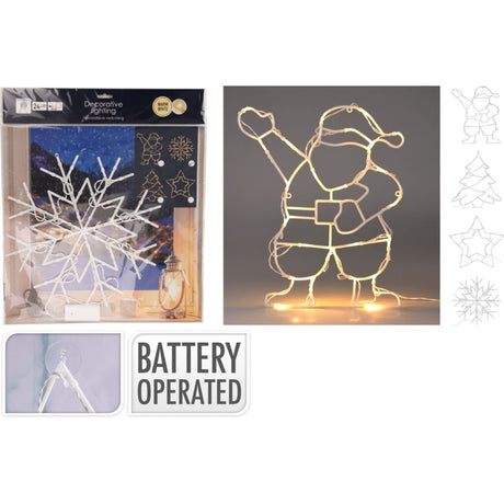 Excellent article ménager figurine de noël 24led blanc chaud différentes versions