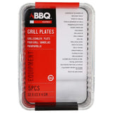 Plats pour barbecue 32x23x4 cm 4 pièces