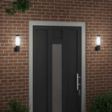 Vidaxx applique d'extérieur 2 pcs noir 12 x 8,5 x 29 cm