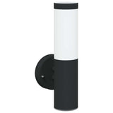 Applique d'extérieur Vidaxx noire 15 x 7,5 x 33 cm