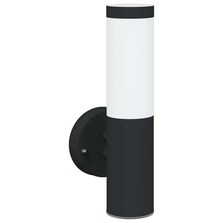 Applique d'extérieur Vidaxx noire 15 x 7,5 x 33 cm