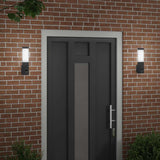 Vidaxx applique d'extérieur 2 pcs noir 10,5 x 6 x 33 cm