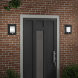 Vidaxx applique d'extérieur 2 pcs noir 23,5 x 9 x 26 cm